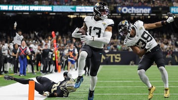 Jacksonville stretched their win streak to four games after Christian Kirk’s 44-yard TD catch and run sank the Saints in New Orleans.