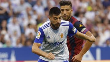 Papu, en el partido de la primera vuelta frente al Extremadura.