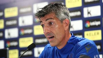 Imanol Alguacil, entrenador de la Real Sociedad