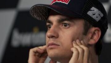 Pedrosa, en rueda de prensa.