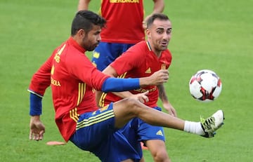 Diego Costa and Paco Alcacer: Spain's striking alternatives.