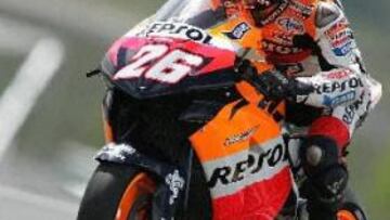 <b>REMONTADA</b> Pedrosa partió desde el octavo puesto de la parrilla de salida, para remontar y conseguir un valioso cuarto puesto de cara a la clasificación general.