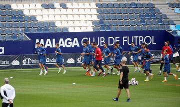 Entrenamiento desangelado.