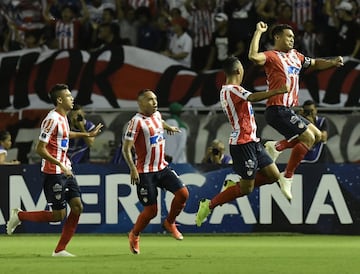 El partido se jugó en el Metropolitano de Barranquilla por un cupo a la final de la Sudamericana que se jugará frente a Atlético Paranaense. 