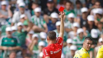 Red cards in the Spanish top flight are on the way to breaking an all-time record with referees in LaLiga Santander in the spotlight for their performances.