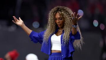 Así fue el ensayo de Serena Williams y Kendrick Lamar previo al Super Bowl