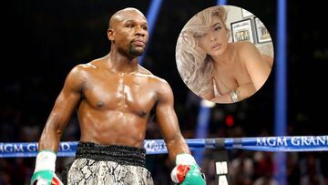 Imagen de Floyd Mayweather y Anna Monroe.