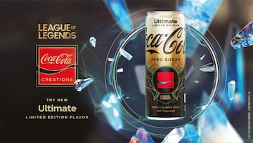 Coca Cola League of Legends sabor puntos de experiencia