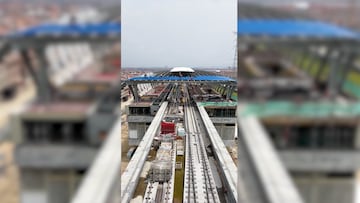 Descubre lo que ocurre en esta estructura clave del Line 1 que sigue tomando forma.