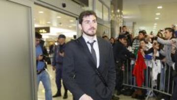 EN SOLITARIO. Casillas esta vez no viajó con la expedición, sino en solitario para dar apoyo.