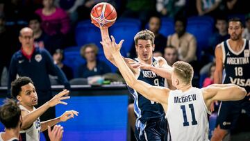 Argentina perdió en la última pelota frente a Estados Unidos