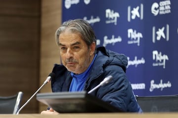 Natxo, durante su rueda de prensa.