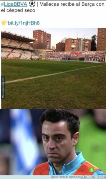 Los memes más divertidos del Rayo Vallecano-Barcelona