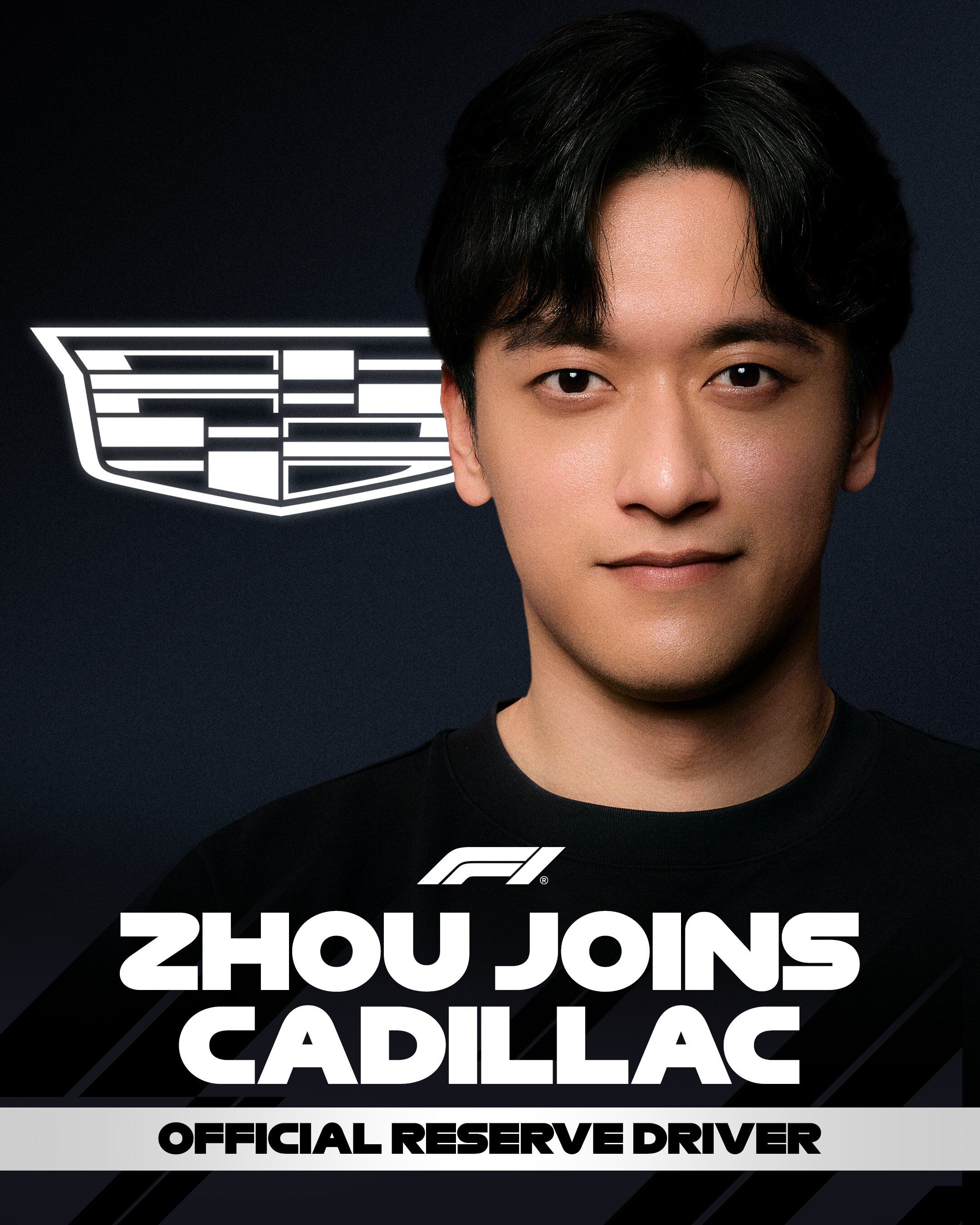 Guanyu Zhou ficha por Cadillac.