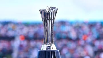  The Champion Trophy during the Final second leg match between Cancun FC vs Atlante as part of Torneo Apertura 2023 Liga BBVA Expansion MX, at Andres Quintana Roo Stadium, December 03, 2023, in Cancun, Quintana Roo, Mexico.