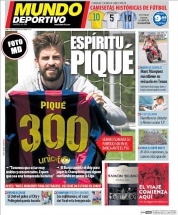 Portadas de la prensa deportiva