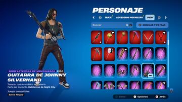 fortnite instrumentos musicales mochilas picos