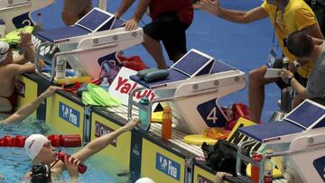 Sun Yang, en la piscina de Gwangju.