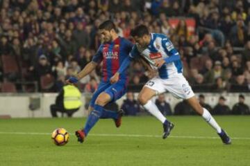 1-0. Luis Suárez anotó el primer tanto. Diego Reyes.