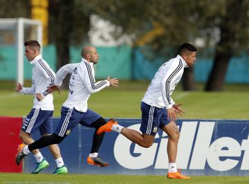 Buenos Aires 21 Mayo 2018, Argentina
Preparativos de la seleccion Argentina en el Predio de la AFA en Ezeiza, donde estÃ¡n 


Foto Ortiz Gustavo
