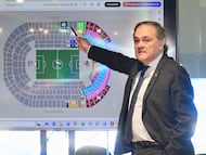 Jokin Aperribay, presidente de la Real Sociedad, explica el proceso de compra de entradas para la final de la Copa del Rey.