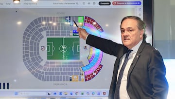Jokin Aperribay, presidente de la Real Sociedad, explica el proceso de compra de entradas para la final de la Copa del Rey.