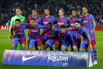 Equipo del Barcelona.