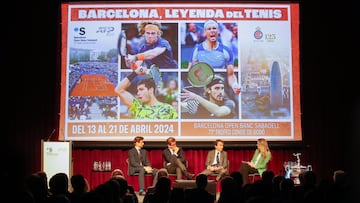 David Ferrer, Jordi Cambra y Xavier Pujol, durante la presentación.