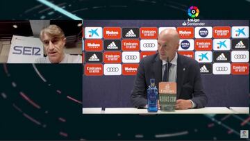 Zidane, cuando le dicen que Messi medita irse de Barcelona