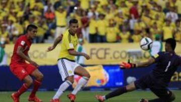 Edwin Cardona jugó los 90 minutos y sentenció el resultado con una buena definición, ante la salida del arquero Pedro Gallese