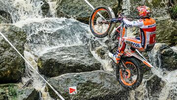 Toni Bou, con la Honda en el TrialGP de Andorra 2023.