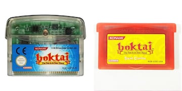 boktai game boy advance cartucho original repro comparativa