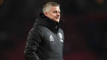 Ole Gunnar Solskjaer después del empate en Old Trafford entre Manchester United y Aston Villa.
