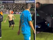 Un espontáneo salta a pedirle una foto a Neymar y termina en tragedia: la imagen es tremenda