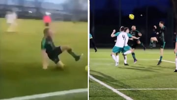 Conor McGregor unleashes brutal chest kick on rival in shocking viral soccer video