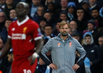 Soccer Football - Champions League Quarter Final Second Leg - Manchester City vs Liverpool - Etihad Stadium, Manchester, Britain - April 10, 2018 Liverpool manager Juergen Klopp