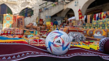 La presentación del balón del Mundial de Qatar 2022