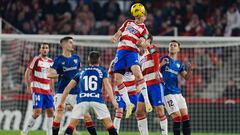 Imagen del Granada-Athletic, en Los Cármenes.