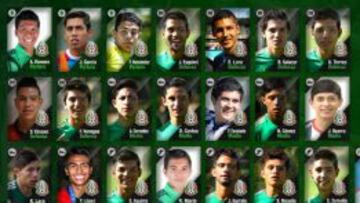 21 futbolistas formar&aacute;n parte del Tricolor en el Mundial Sub 17 a disputarse en tierras andinas.