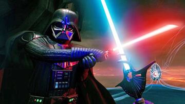 Uno de los momentos estelares de mi vida… ¡Luchar con Darth Vader!