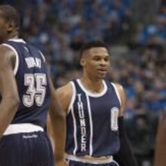 Catenaccio en Dallas: brillan Kevin Durant y Westbrook