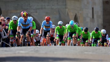 Prueba de fondo masculina de los Mundiales de ciclismo en Zúrich.