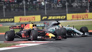 Verstappen y Hamilton.