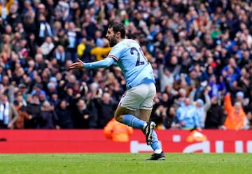 Bernardo Silva secured the points for City against Newcastle. 