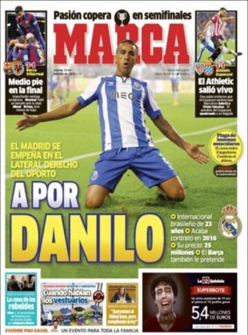 Portadas de la prensa deportiva