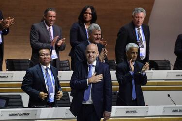 Gianni Infantino voted in as new FIFA president