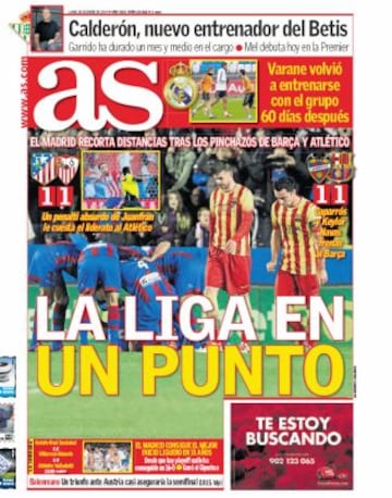 Las portadas de AS de enero