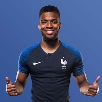 Foto oficial de Thomas Lemar para el Mundial de Rusia 2018.