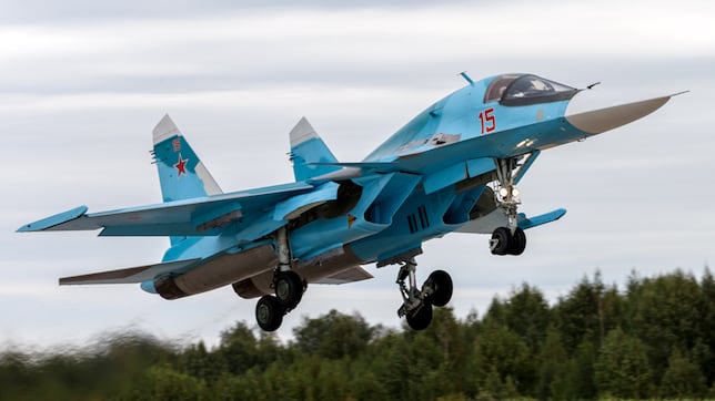 Así es el Sukhoi Su-34, el principal caza de Rusia que Ucrania ha derribado