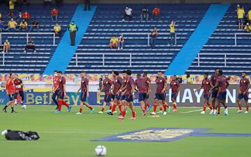 Con un gol en el último minuto, la Selección Colombia salvó un punto en el encuentro ante los dirigidos por Scaloni.  Luis Fernando Muriel y Miguel Borja anotaron. 